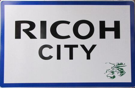 Ortsschild Ricoh