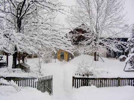 Winter im Nostalgiegarten