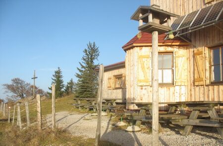 Eisensteinhütte m Gipfel