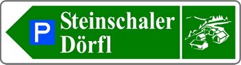 SD Schild Parkplatz links
