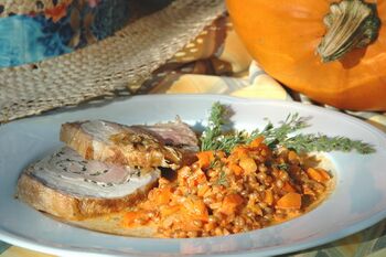 Steinschaler Lammbraten vom Heubett