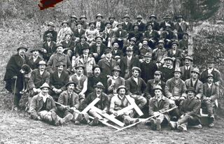 Tradigistbachregulierung 1928 - das Team