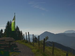 Eisenstein-Hütte am Morgenwanderung