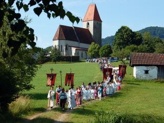 Fronleichnamsumzug in Kirchberg