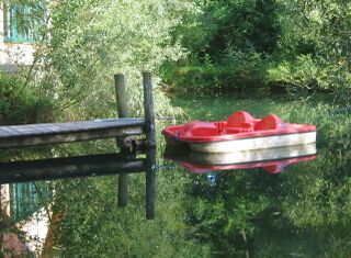 Steg bei Seminarraum Teichbrücke