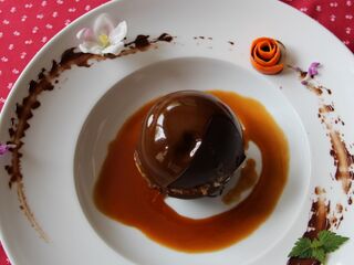 Warm übergossenes Dirndleis