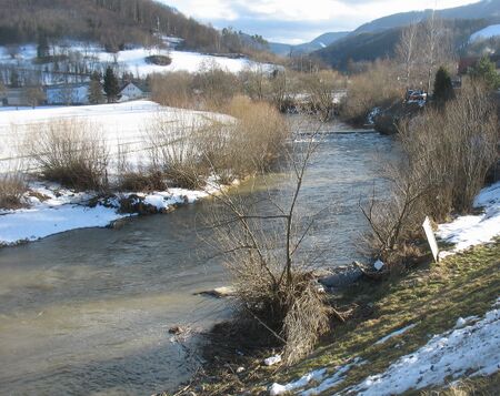 Pielach bei der Schneeschmelze