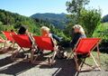 Ausblick vom Liegestuhl- Terrasse