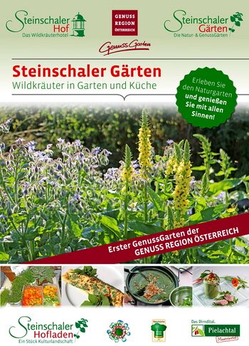 Folder: Wildkräuter in Garten und Titelblatt
