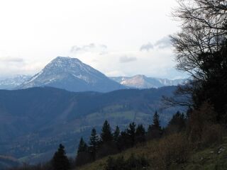 Ötscher vom Eisenstein im Herbst