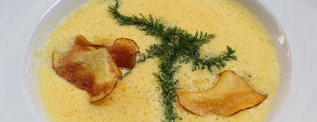 vegane Kürbisschaumsuppe