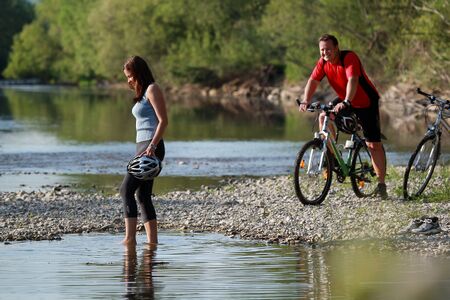 Radlerrast an der Traisen