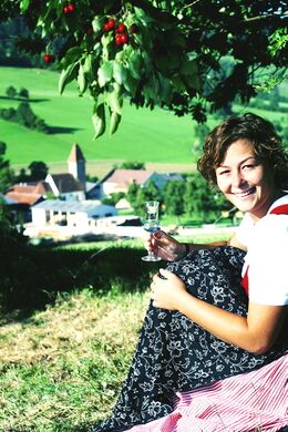 Dirndln oberhalb von Tradigist