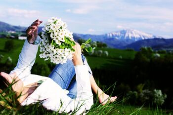 Kuscheln zur Birnblüte