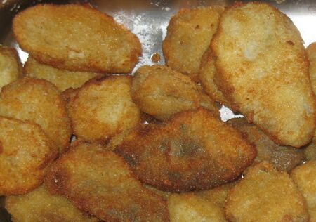 Frische Yacon paniert - ein Gedicht auch für Schnitzelesser