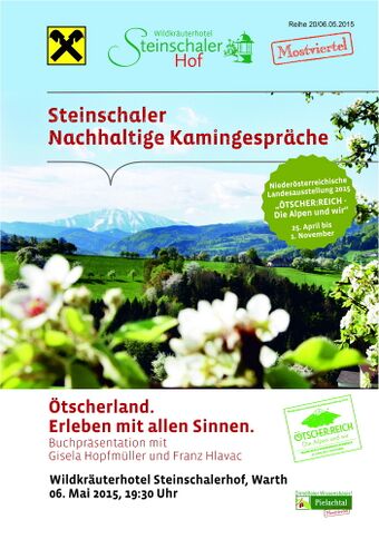 Einladung Kamingespräche Ötscherbuch