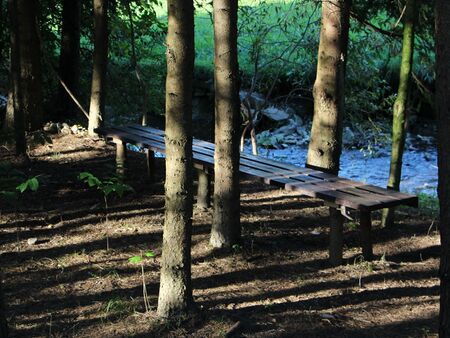 Hundebadeplatz - schattiges Bankerl