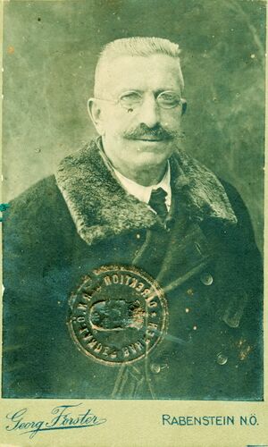 Bild auf Streckenkarte der MZB von 1920 des J. Schnabl