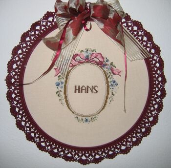 Schild vom Seminarraum Hans