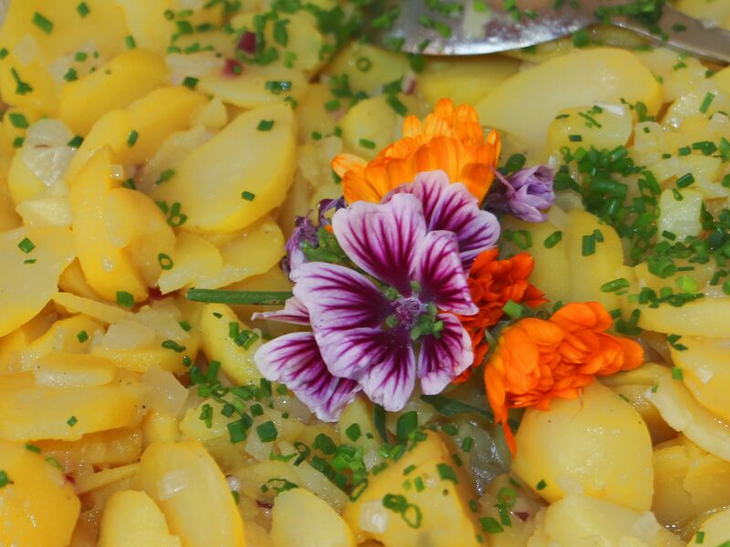 Datei:SK Erdäpfelsalat m Blüten.jpg