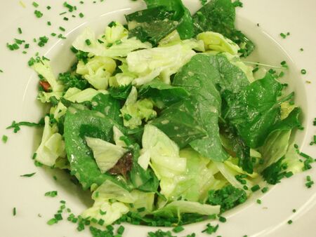 Blattsalat mit Wildkräuterwürze