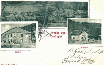 Alte Postkarte aus Tradigist 1901