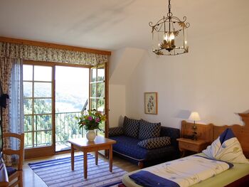 Zimmer Weichsel Blick Richtung Balkon