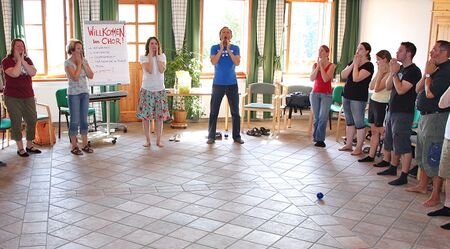 Seminarraum Waitzgraben: Stimmübungen