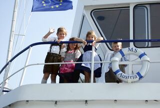 Kinderausflug auf Brandner Schiff