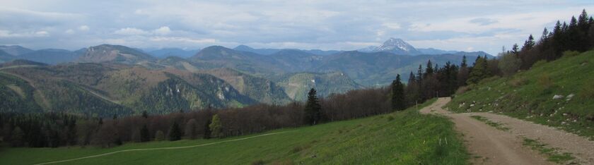 Eisenstein Panorama nach Süden